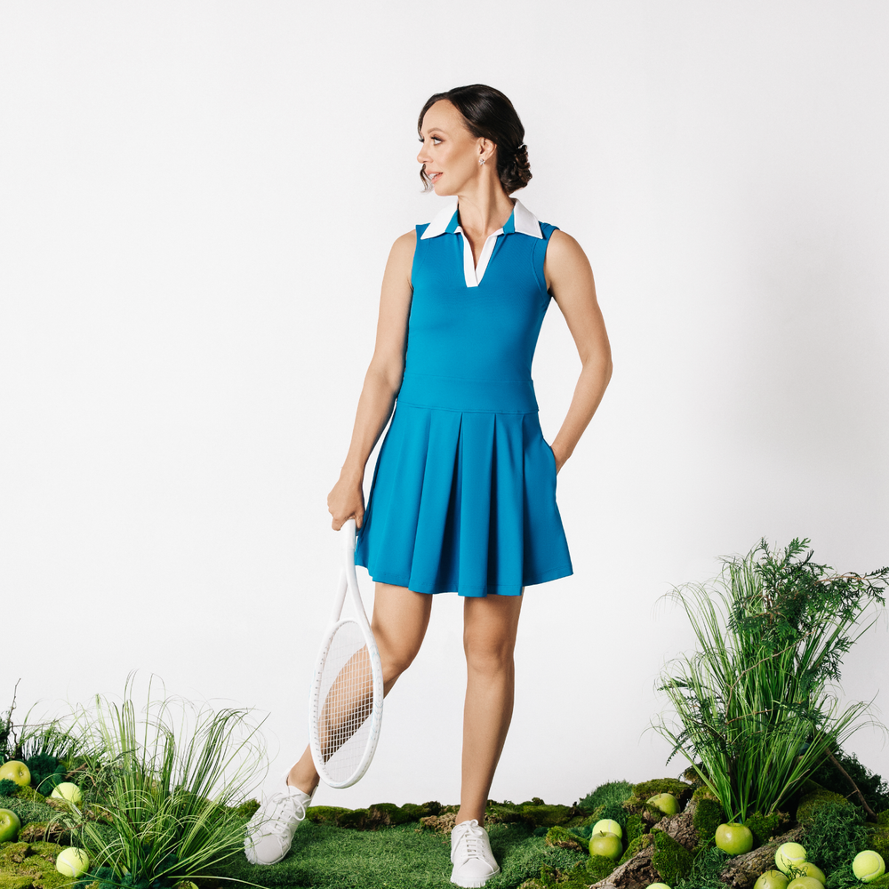 
                      
                        FLORA II DRESS - Teal
                      
                    