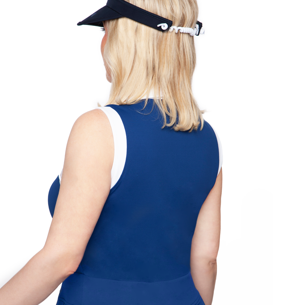 
                      
                        Golfabella Visor - navy - side view
                      
                    