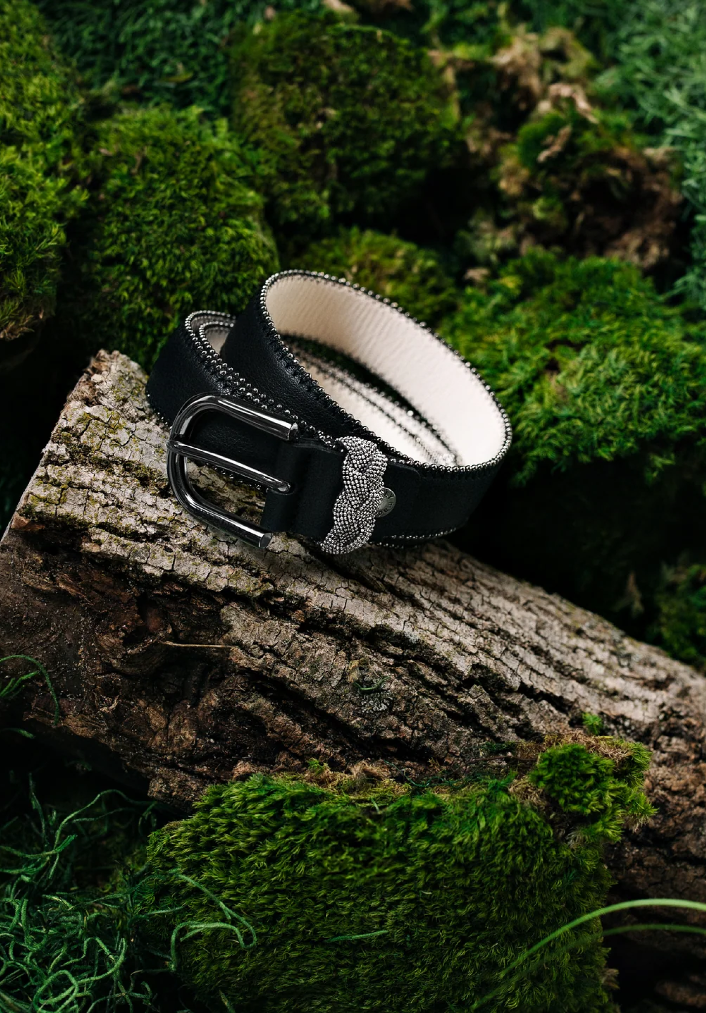 VITA ELEGANTE LEATHER BELT - Black